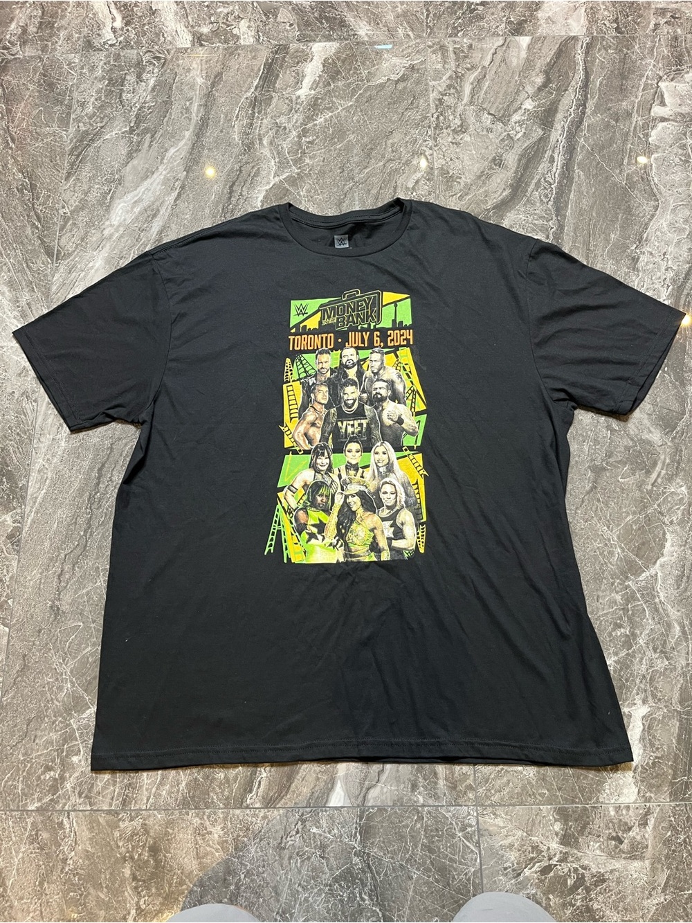 WWE Money in the Bank 2024 Shirt XXL Toronto Canada I Was There Graphic Tee